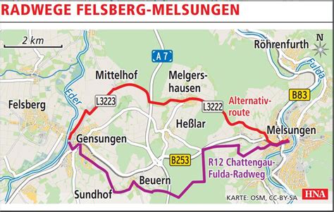 Initiative K Mpft F R Sicheren Radweg Zwischen Felsberg Und Melsungen