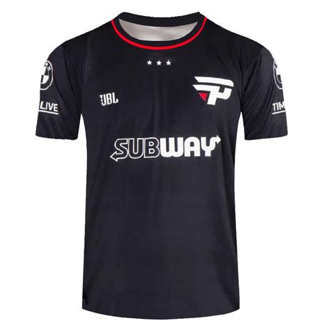 Uniforme Team Pain Gaming Manga Curta Camiseta Homem Esports