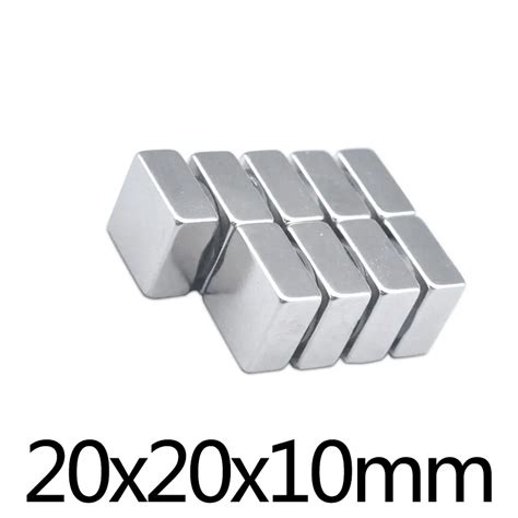 Poderoso Neod Mio Magn Tico Busca Quadrate Magnet Stong M S 20x20x10mm