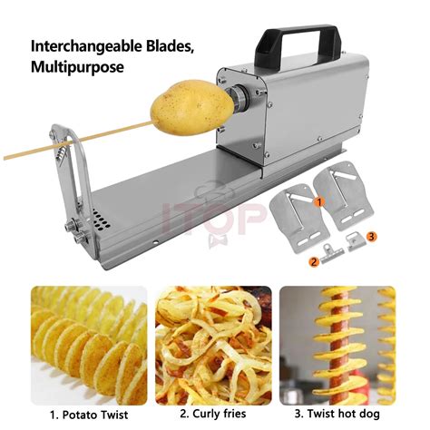 Itop Tornado Potato Slicer Spiral Potato Cutter Machine 3 In 1 Semi