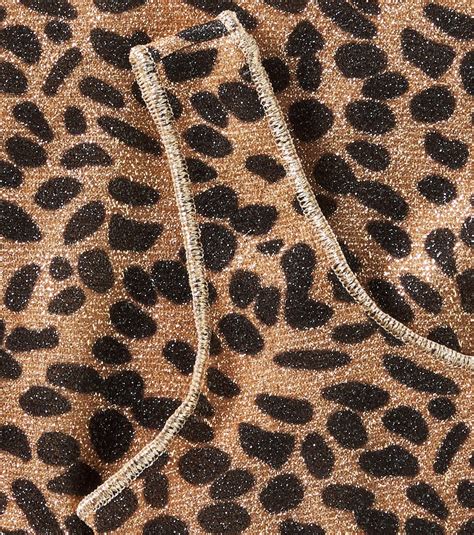 Lumière leopard print lamé bikini in brown Oseree Kids Mytheresa