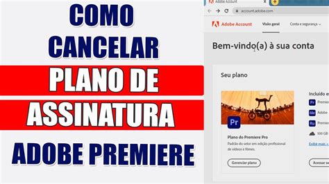 Cancelar Plano De Assinatura Adobe Premiere Passo A Passo Youtube