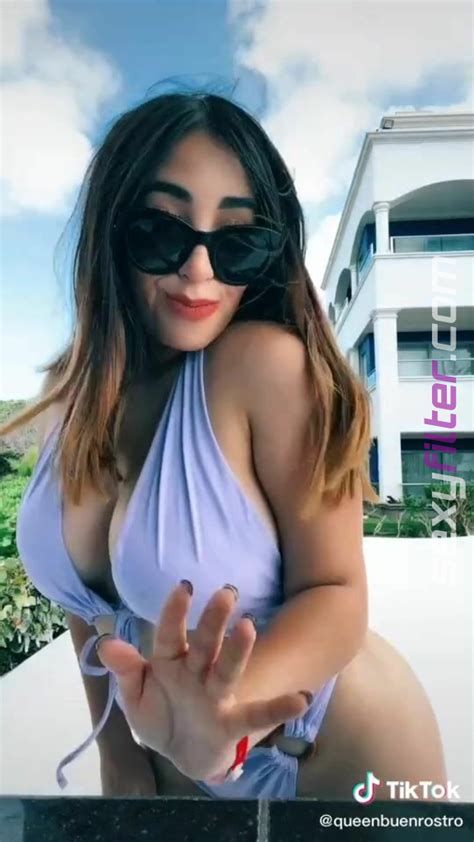 Amazing Ana Daniela Martínez Buenrostro Shows Cleavage in Hot Purple Bikini sexyfilter