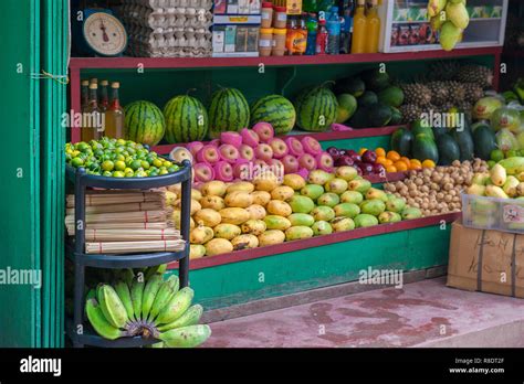 Fruit Stall in the Philippines Stock Photo - Alamy