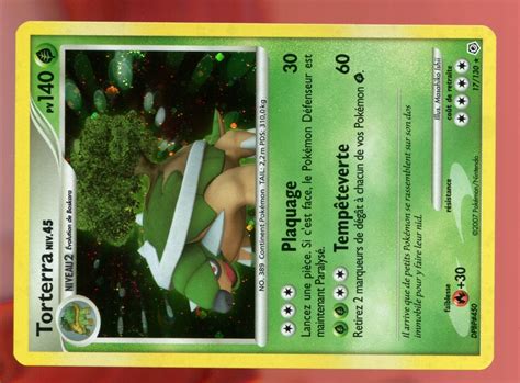 Pokemon Diamant Perle Holo N Torterra Pv Ebay