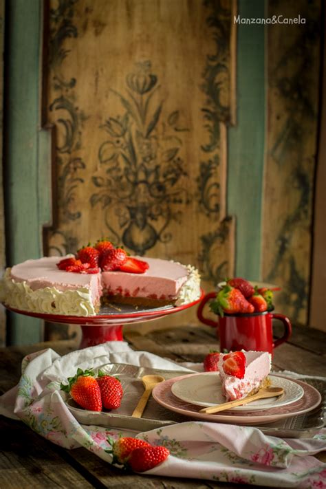 Manzanaandcanela Tarta De Nata Y Fresas Receta Sin Horno