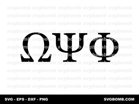 Omega Psi Phi Logo Vector Svg