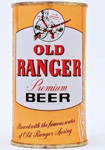 Old Ranger Premium Beer Can Hornell Ny