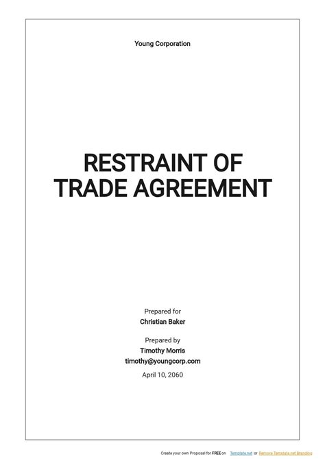 10+ Trade Agreement Templates - Free Downloads | Template.net