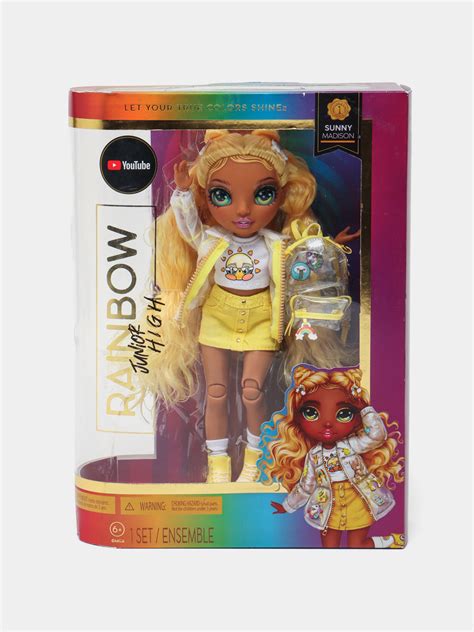 Купить Кукла Rainbow High Jr Sunny Madison Yellow, 57997 за 665000 сум ...
