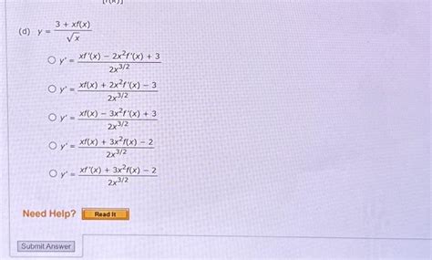 Solved If F Is A Differentiable Function Find An Expression