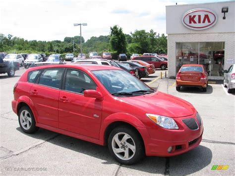 2006 Lava Red Pontiac Vibe 15471406 Photo 2 Car