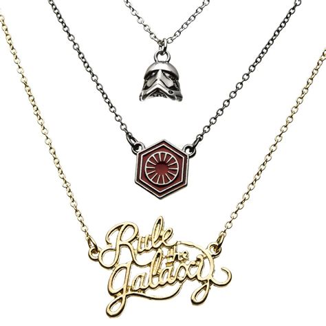 Star Wars Jewelry Womens Episode 8 Base Metal Stormtrooper And First