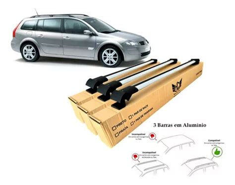 Travessa Rack Bagageiro Para Renault Megane Grand Tour Frete grátis