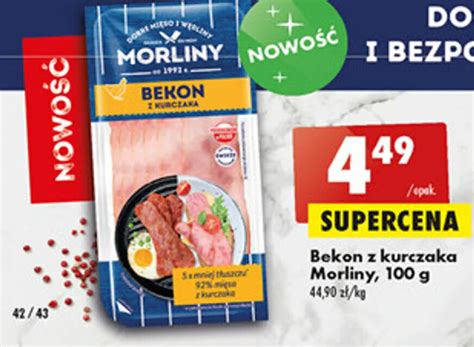 Promocja Morliny Bekon Z Kurczaka 100 G W Biedronka