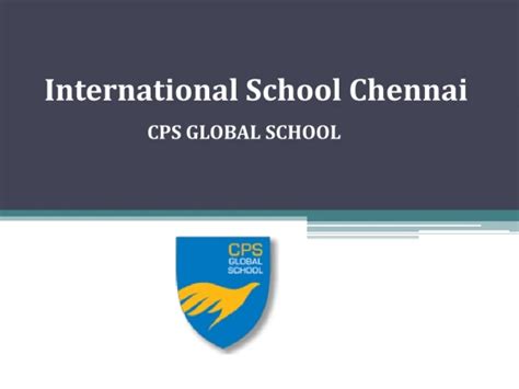 Ppt International Primary School American International School