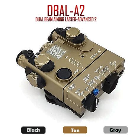 Peq A Dbal A Dual Beam Aiming Ir Red Laser Led White Light