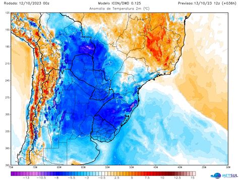 Massa de ar polar avança frio de inverno tardio em outubro