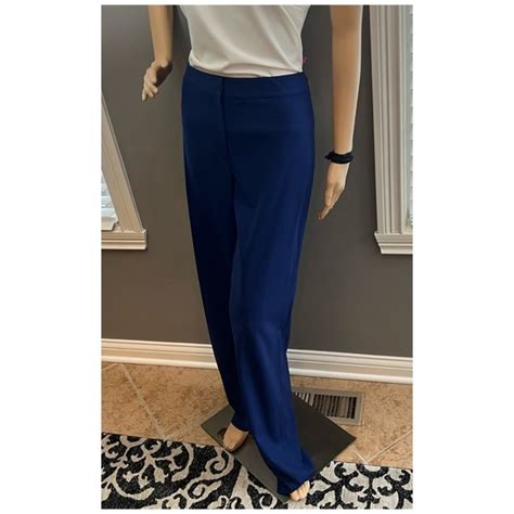 St John Pants Jumpsuits Nwt St John Womens Navy High Rise