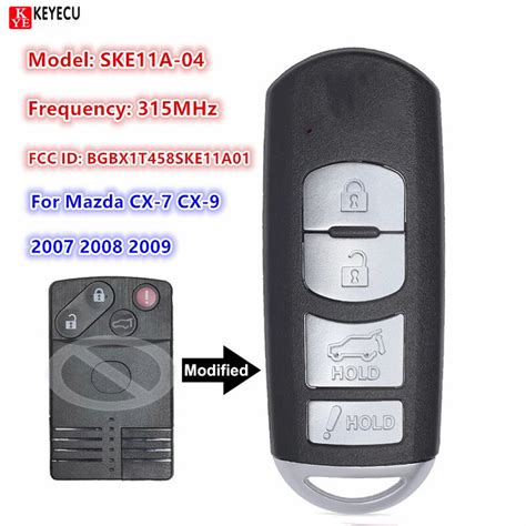 Keyecu Modified Smart Remote Model Ske A Mhz For Mazda Cx Cx