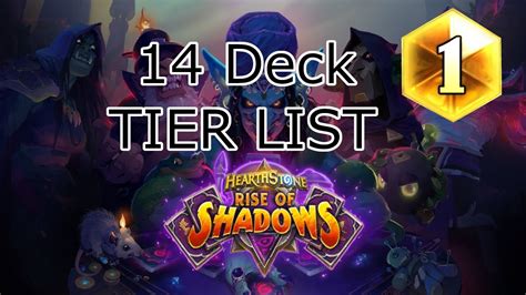 Rise Of Shadows Deck Tier List Youtube