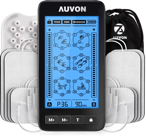 Amazon AUVON Dual Channel TENS Unit Muscle Stimulator With 20