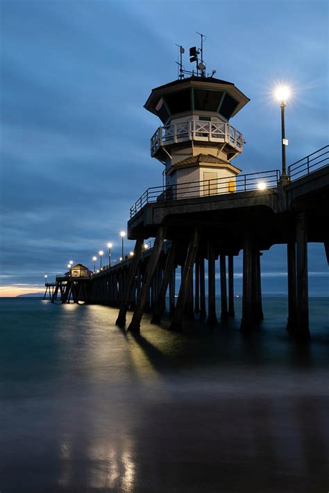 Santa Barbara Pier At Sunset Photograph by Panoramic Images