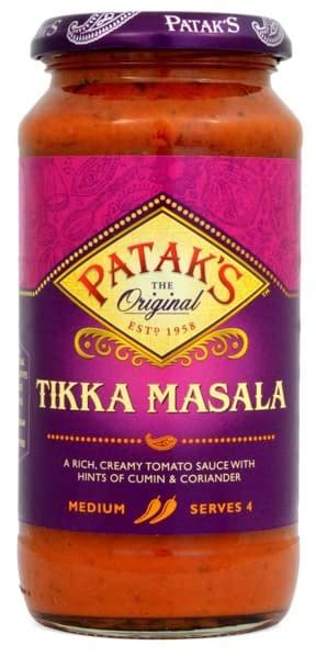 Michelles Specialities Pataks Tikka Masala Sauce Glas 450g