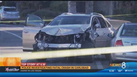 Police Investigating Fatal Crash In Carlsbad