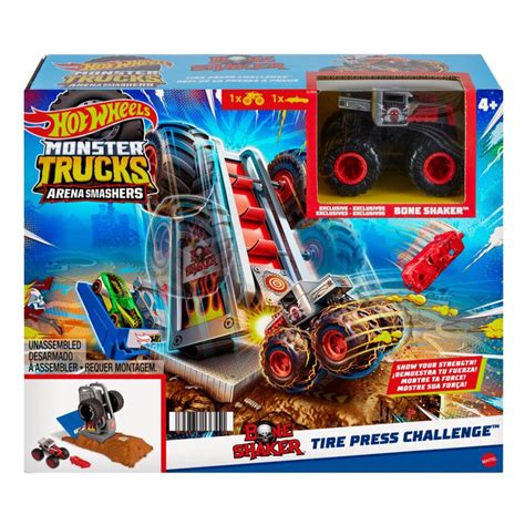Hot Wheels Monster Trucks Arena Smashers Playset Toy Factory