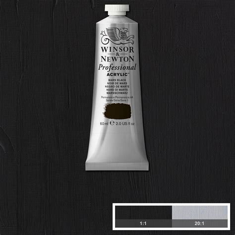 Professional Acrylic Mars Black United Art Education