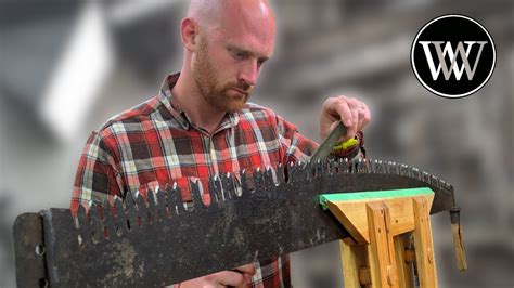 How To Sharpen A Crosscut Saw Two Man And One Man Youtube