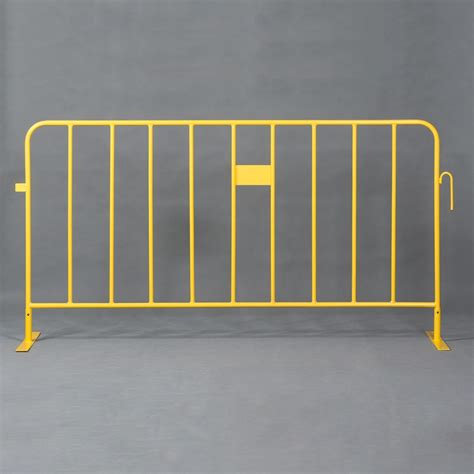 Crowd Control Barrier - Yellow - Eureka Barricade Systems