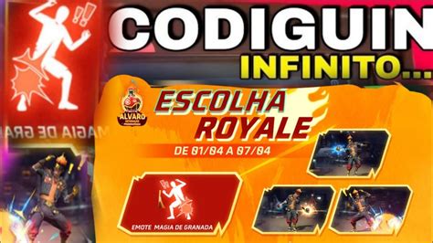 SAIU GER4DOR DE CODIGUIN DO NOVO ESCOLHA ROYALE CODIGUIN INFINITO