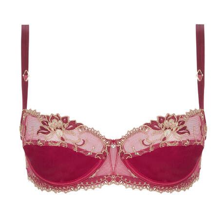 Lise Charmel 2 pieces lingerie set Éblouissante Icône Or Rubis