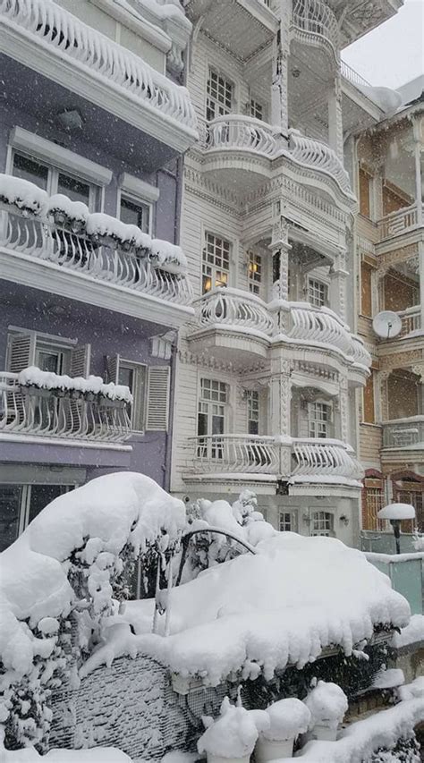 Balconies in Arnavutköy Istanbul