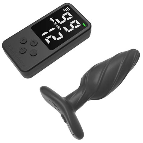 Wireless Remote Control Electric Shock Anal Plug Sq Buttoy