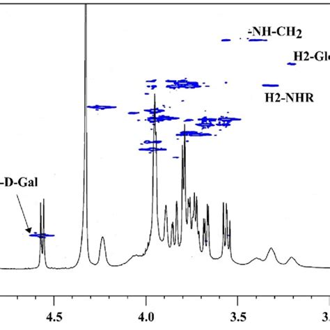 1 H 13 C Hsqc Nmr Spectrum Of Chitlac In D2o At 343k Download Scientific Diagram