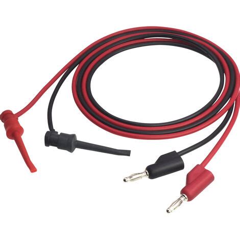 Voltcraft Msl Messleitung Mm Stecker M Schwarz Rot St