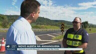 Jornal Da Eptv Edi O Ribeir O Preto Interdi O Na Anhanguera