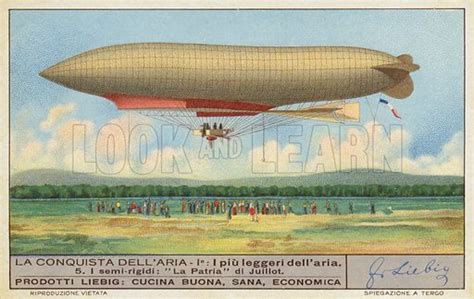 French Military Airship Patrie Designed By Henri Julliot And Stock