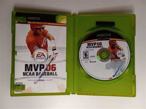 Mvp 06 Ncaa Baseball Espn Microsoft Xbox 2006 Complete Wmanual