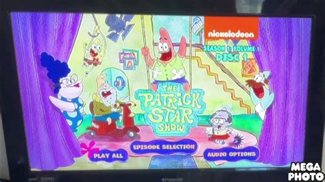 Opening To The Patrick Star Show Season 1 Volume 1 2022 Dvd Youtube