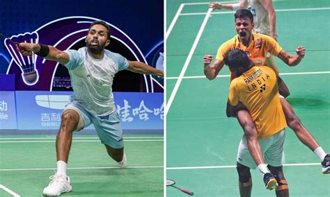 Asian Games Badminton Live Hs Prannoy Satwik Chirag In Action In Hot