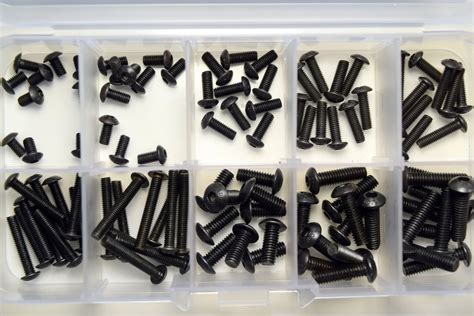 Round Head Screw Set 100 Pcs Modelsport Distribusjon