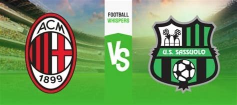 Ac Milan Vs Sassuolo Prediction Odds And Betting Tips 29012023