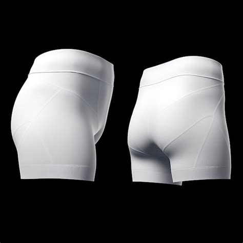 Isolado De Calzoncillos De Corte Alto Mezcla De Algod N Ropa Interior De Bikini En Negro Backg