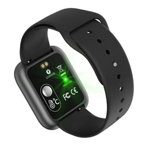 Фитнес браслет Smart Bracelet T80S измерение температуры тела давления ...