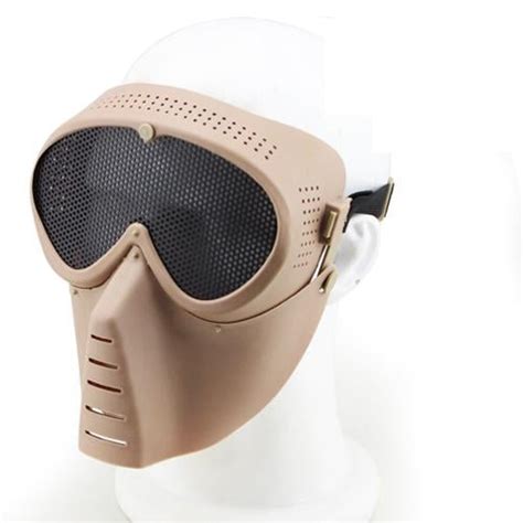 ᐉ Маска-сетка V1 перфорация для Airsoft/Страйкбола Tan (MA-17-T ...
