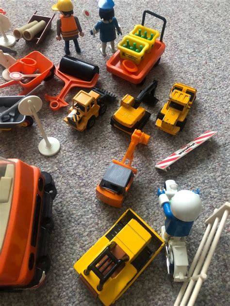 Playmobil Baustelle Mit Bauarbeiter Bauwagen Und Und Kaufen Auf Ricardo